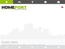 Tablet Screenshot of homeport.cz